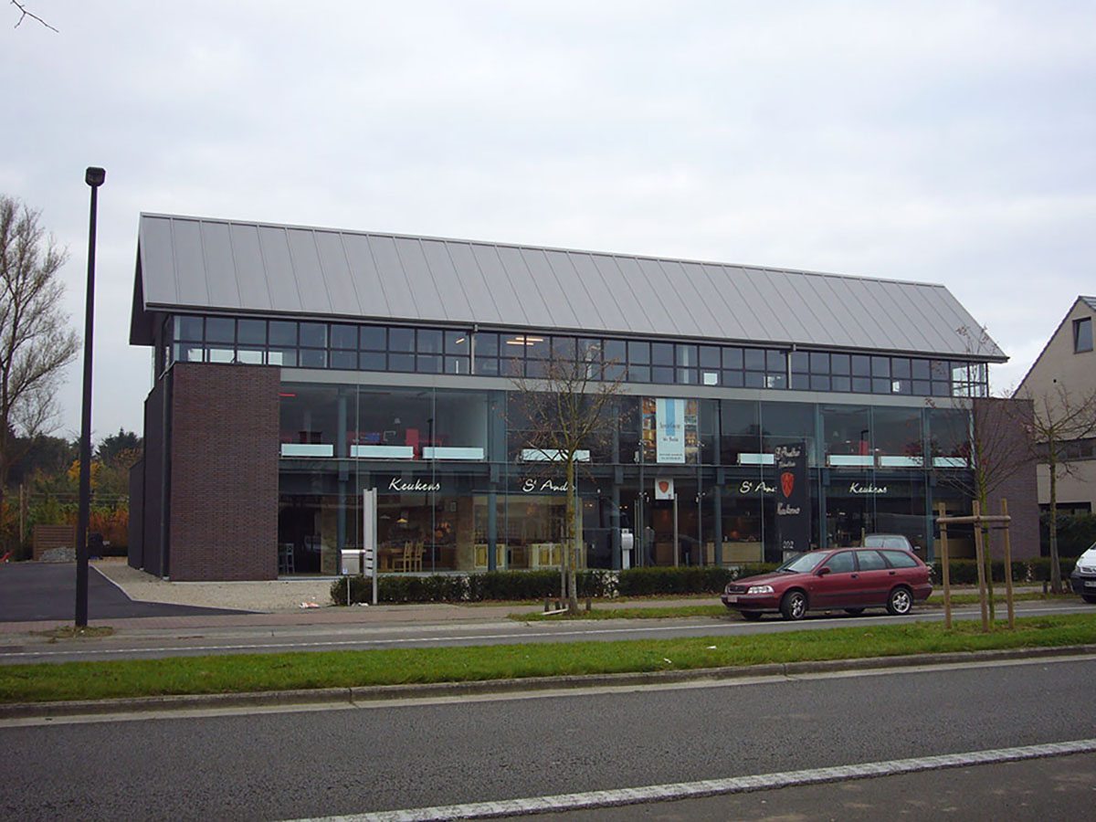 Sint Martens Latem winkel en kantoorcomplex - project Ecoscape